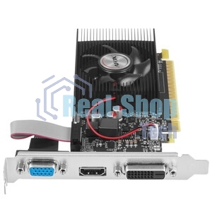 Видеокарта AFOX GeForce GT 740 Low Profile 4Gb (AF740-4096D3L3) 128Bit DVI HDMI VGA, Single fan