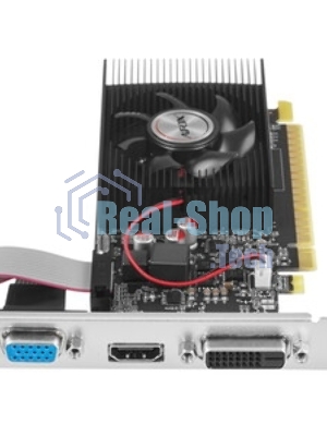 Видеокарта AFOX GeForce GT 740 Low Profile 4Gb (AF740-4096D3L3) 128Bit DVI HDMI VGA, Single fan