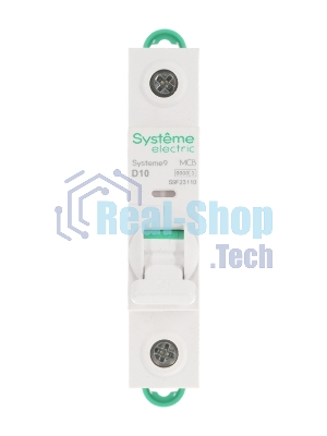 Systeme9 Выключатель автоматический (АВ) D 10A 1П 6kA 230В (кратно 1)