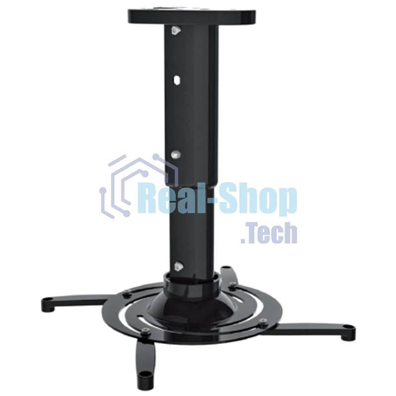 Кронштейн для проектора Cactus CS-VM-PR05M-BK черный макс.10кг настенный и потолочный поворот и наклон