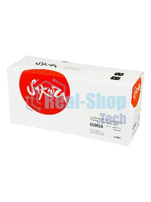 Картридж лазерный Sakura Q3962A для HP LJ 2550/2550L/2550LN/2550N/2820/2840/3000/3000DN/3000DTN/3000N, желтый 4000 к.