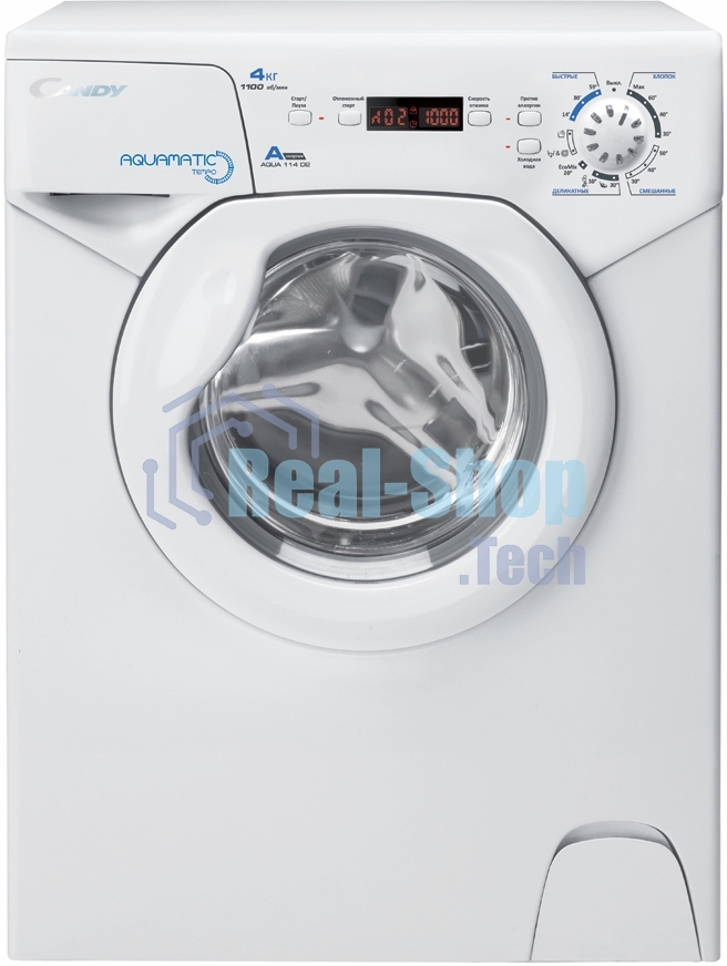 Стиральная машина Candy AQUA 114D2-07 белый, загр.фронтальная, макс.: 4 кг, 1100 об/мин, класс: А