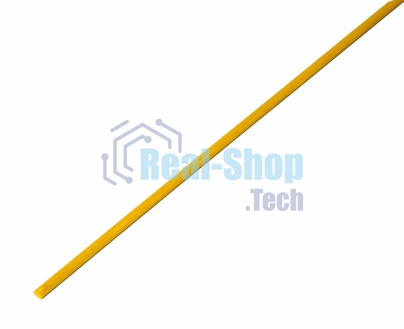 Термоусадочная трубка Rexant 2,0/1,0 мм, желтая, упаковка 50 шт. по 1 м