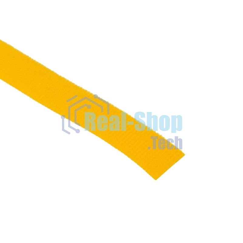 Лента-липучка многоразовая Rexant 5 м х 20 мм, желтая (1 шт.)