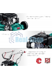 Газонокосилка Зубр 400 мм 2.5 л.с. бензиновая