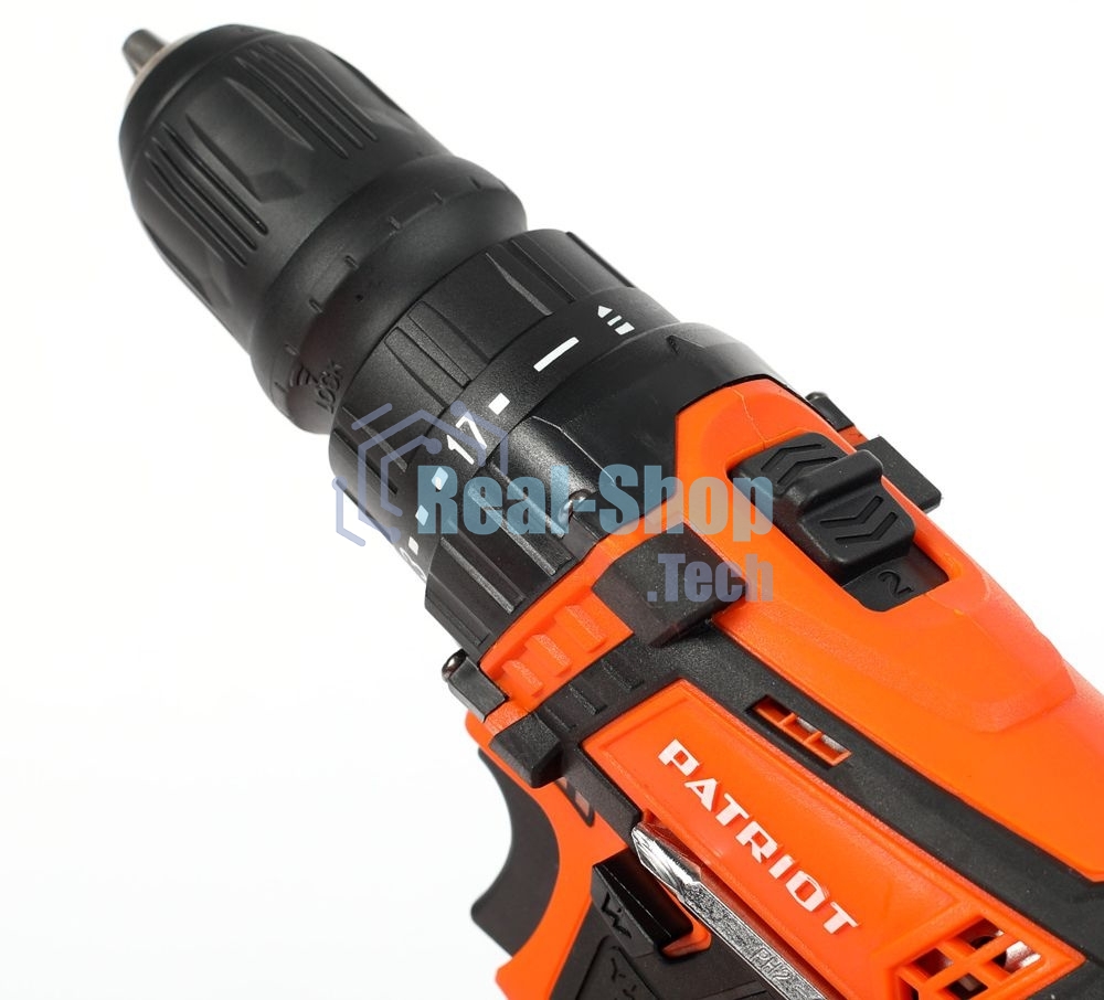 Дрель-шуруповерт аккумуляторная Patriot BR 203UES, Аккумуляторная, 20В, 2 АКБ, Кейс