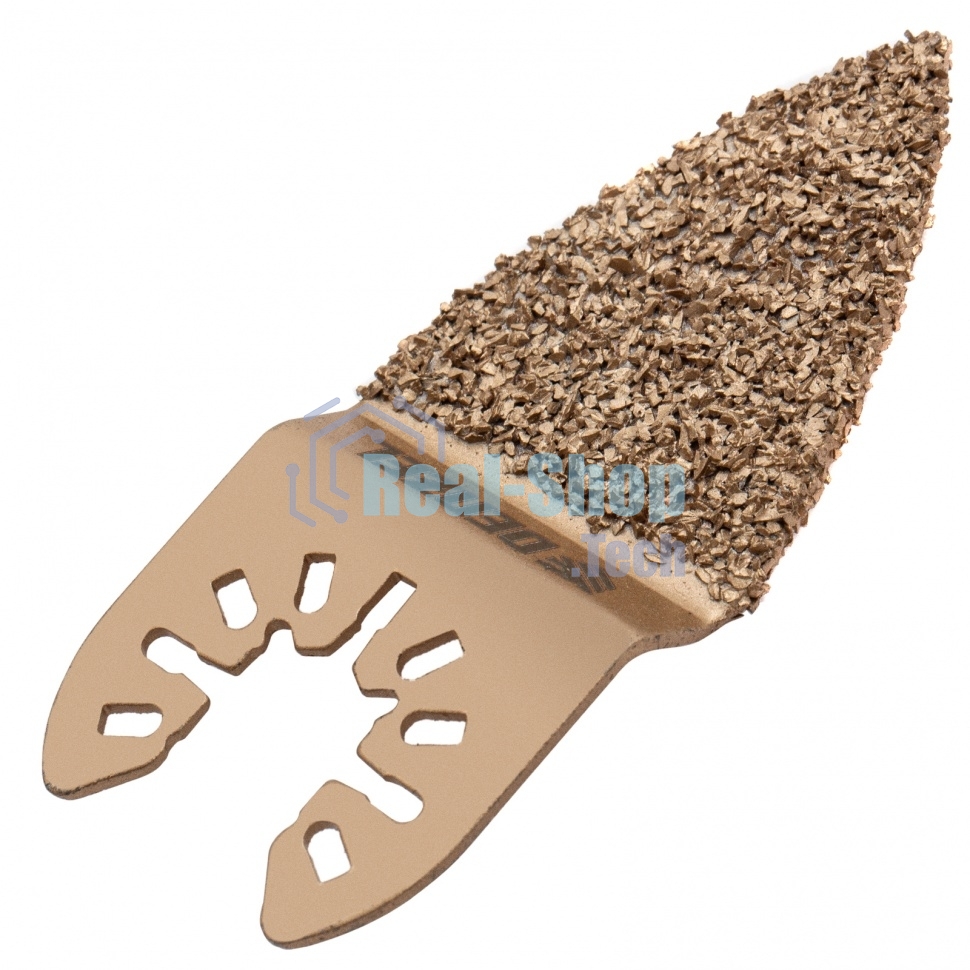 Насадка для МФИ Denzel шлифовальная дельтовидная, HM, по плитке и дереву, 33 мм