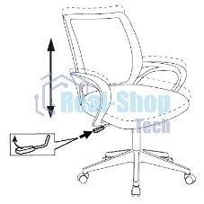 Кресло компьютерное Бюрократ CH-695NLT TW-03 TW-30 зеленый, сетка/ткань, крестовина пластик
