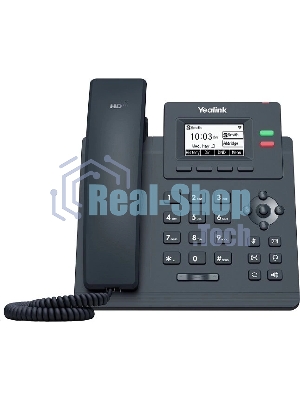 Настольный IP-телефон YEALINK SIP-T31W, 2 аккаунта, дисплей 2.3