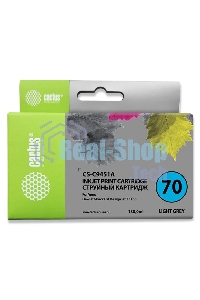 Картридж струйный Cactus CS-C9451A светло-серый для №70 HP Designjet Z3100 (130ml)