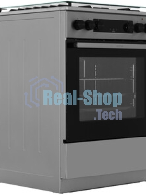 Плита комбинированная Gorenje GKS6C72XF серебристый, конфорок 4 газовых, духовка 71 л, 60 см x 85 см x 60 см