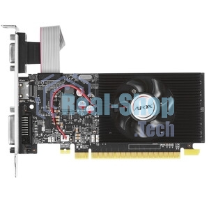 Видеокарта AFOX GeForce GT 740 Low Profile 4Gb (AF740-4096D3L3) 128Bit DVI HDMI VGA, Single fan