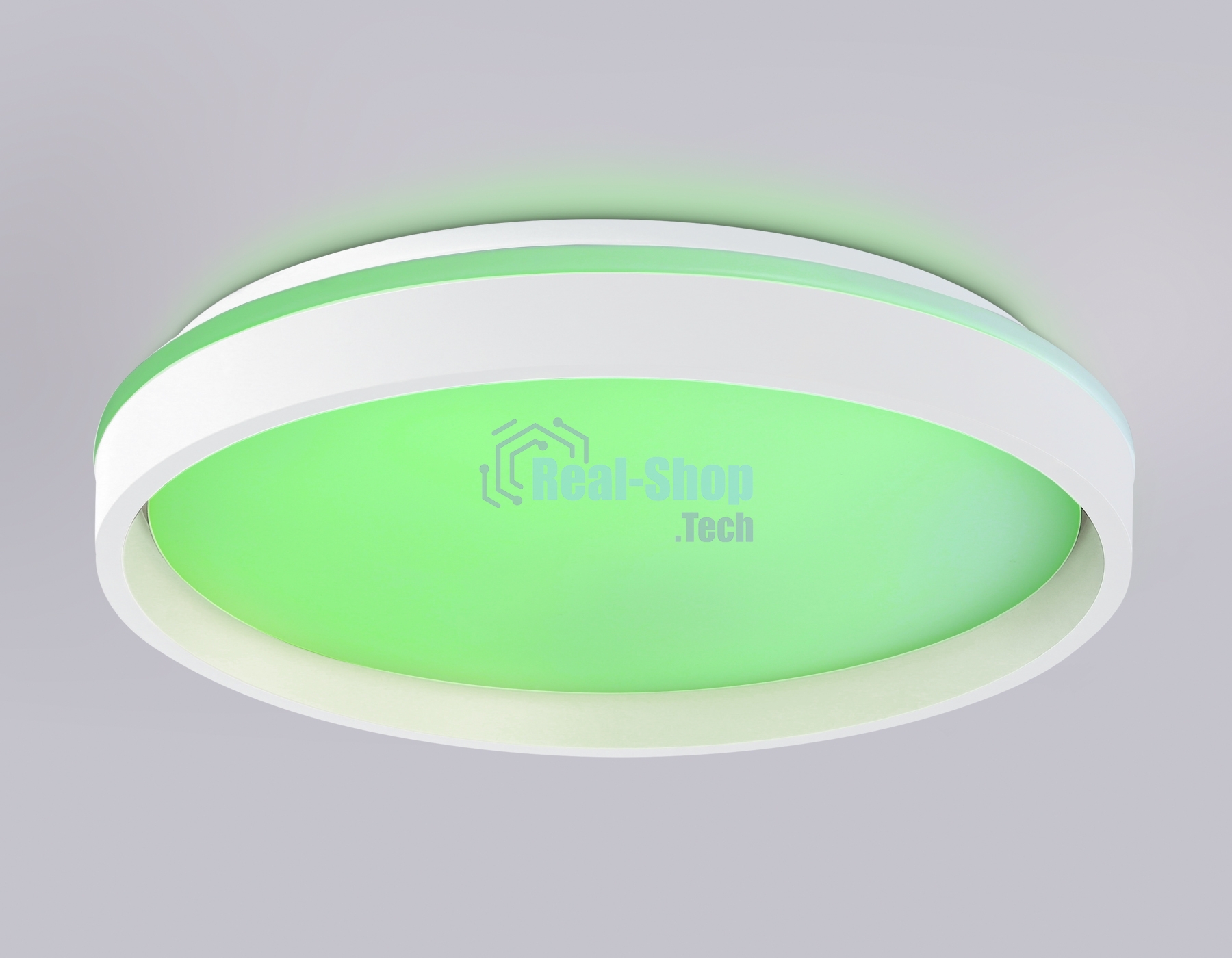 Светодиодный светильник RGB Ambrella light FZ607 WH/GD белый/золото IP20 66W 3000K-6500K+RGB D490*85 (ПДУ ИК)