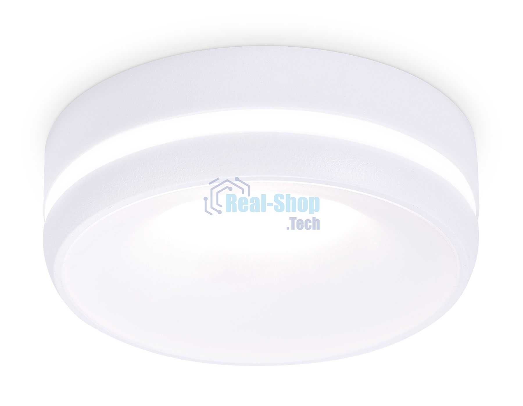 Светильник Ambrella light TN3333 SWH/FR белый песок/белый матовый GU5.3 D96*50
