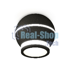 Светильник Ambrella Light XS1102040 SBK/FR черный песок/белый матовый MR16 GU5.3 LED 3W 4200K (C1102, N7121)