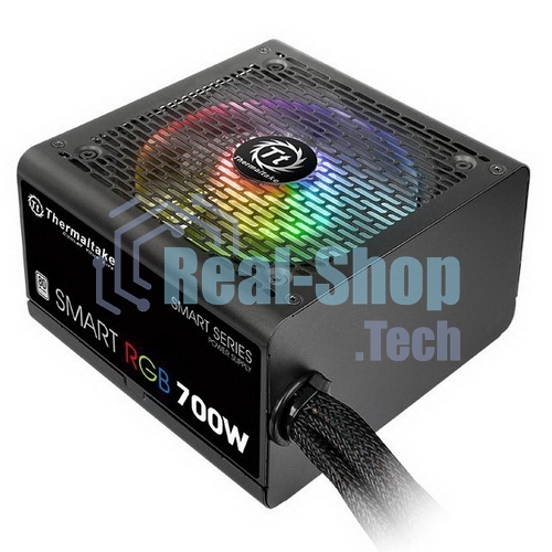 Блок питания Thermaltake Smart RGb (PS-SPR-0700NHSAWE-1), 700Вт, 80 PLUS, 120мм, черный
