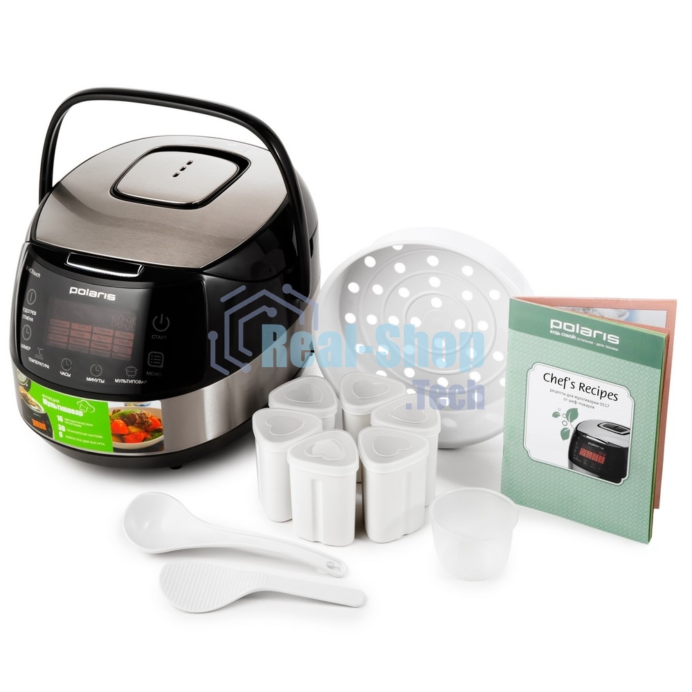Мультиварка Polaris PMC 0517AD 5л 860Вт серебристый/черный