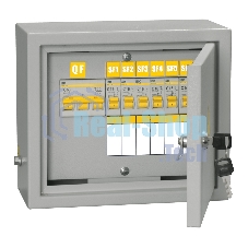 Щит ОЩВ-6/ОЩВ-3-63-6-0 (ВВ63А 6х16А) IP31 ИЭК MSM10-3N-06-31
