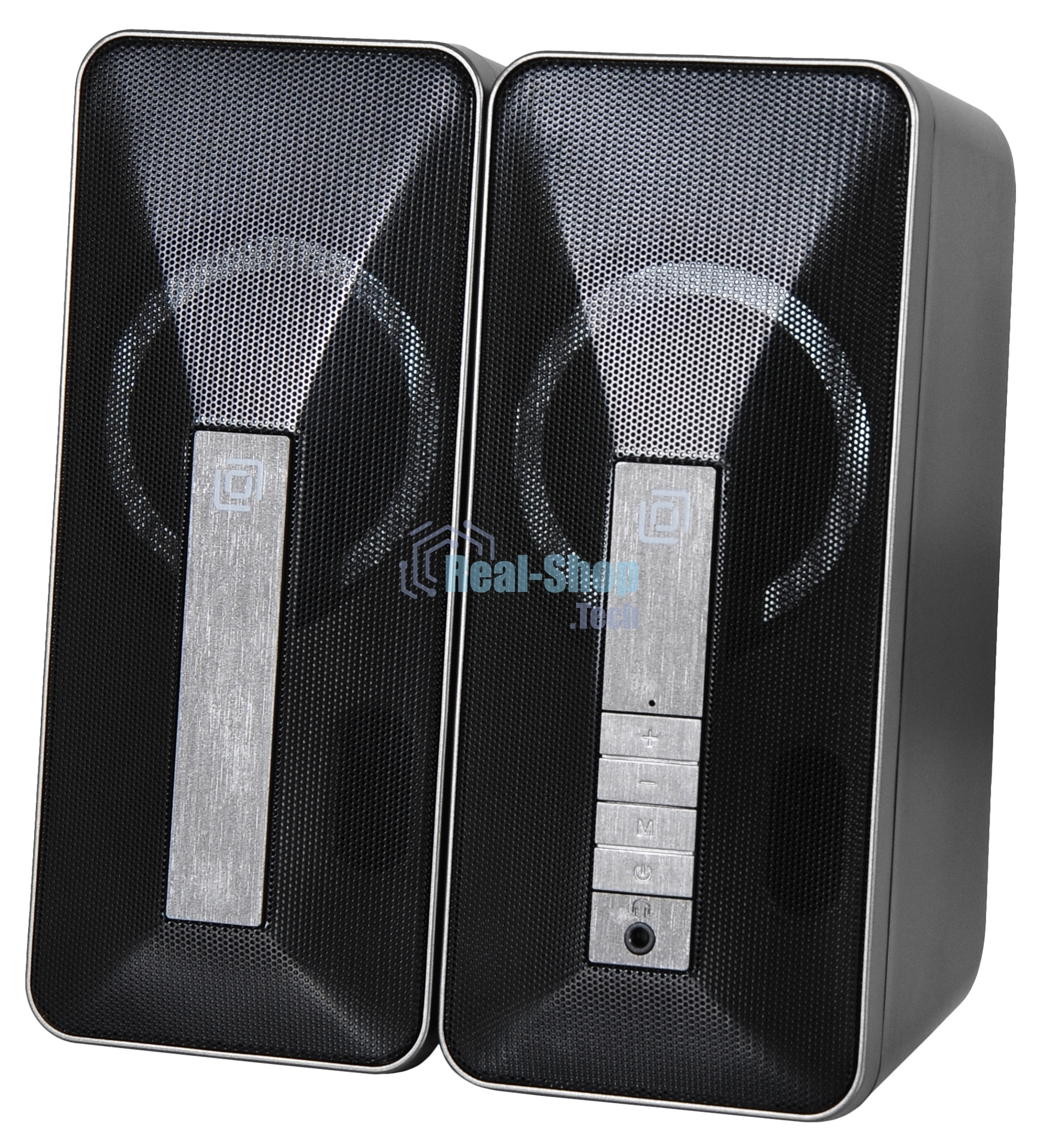 Портативная колонка Oklick OK-130 2.0 черный BT