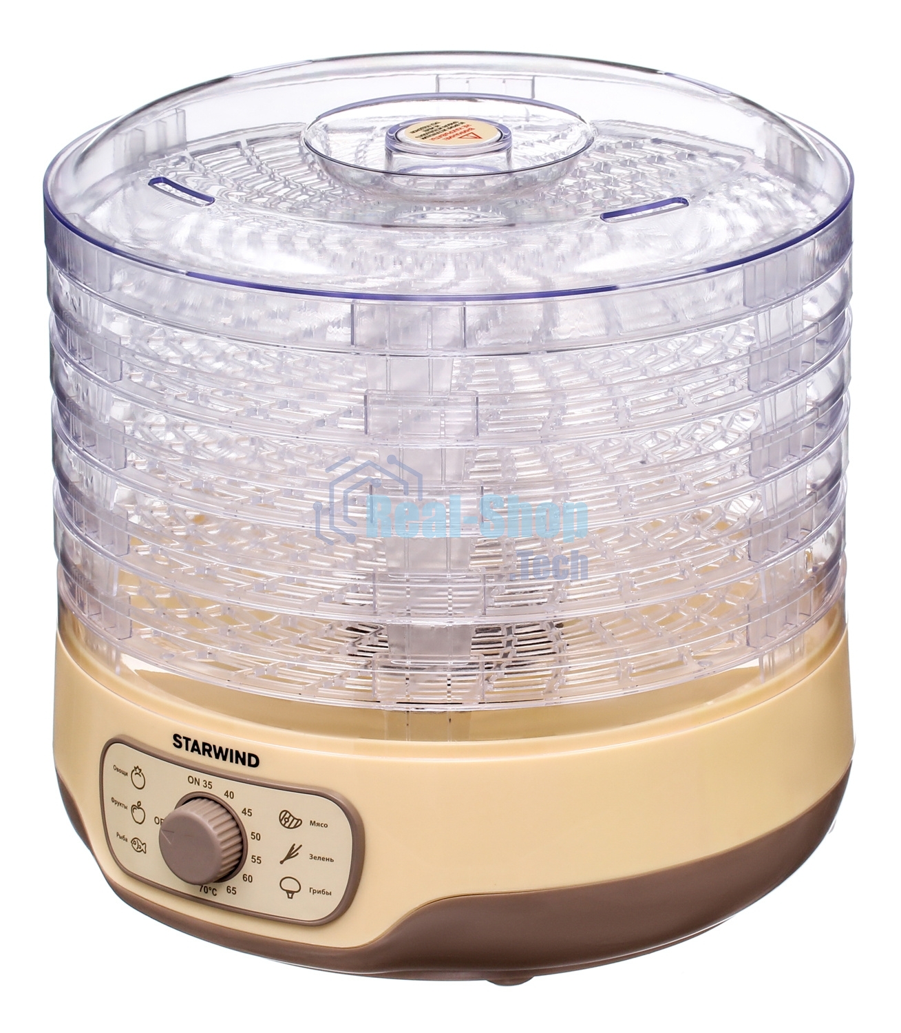 Сушка для фруктов и овощей Starwind SFD2520 5под. 250Вт белый