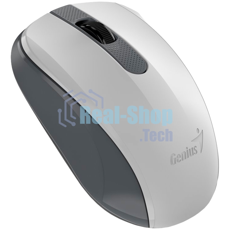Мышь беспроводная Genius NX-8008S белый/серый, 1200 dpi, радиоканал, USB, кнопки - 3