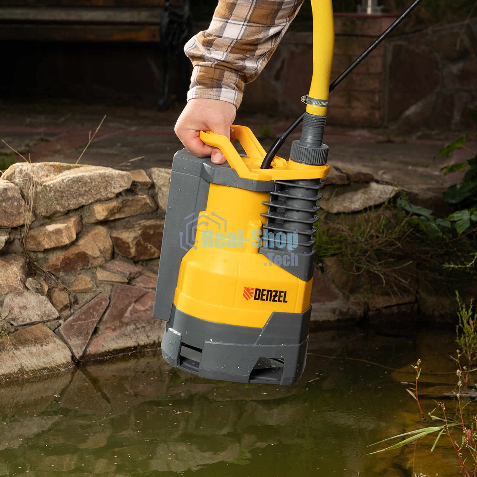 Насос Denzel DPХ950 дренажный х-pro 950Вт подъем 8.5м 15500л/ч