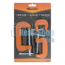 Набор Sparta: струбцины G-образные Sparta 3 шт., 25-50-75 мм