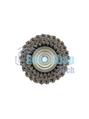 Щетка для УШМ, 125 мм, М14, Чашка, двухрядная, крученая проволока 0,5 мм Matrix