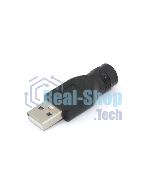 Переходник 5,5х2,5 на USB Type A папа