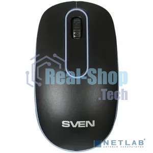 Мышь проводная SVEN RX-90 черный, 1000 dpi, USB, кнопки - 3