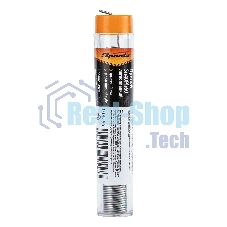 Припой Sparta Sn40Pb60, D 1 мм, в пластмассовой тубе