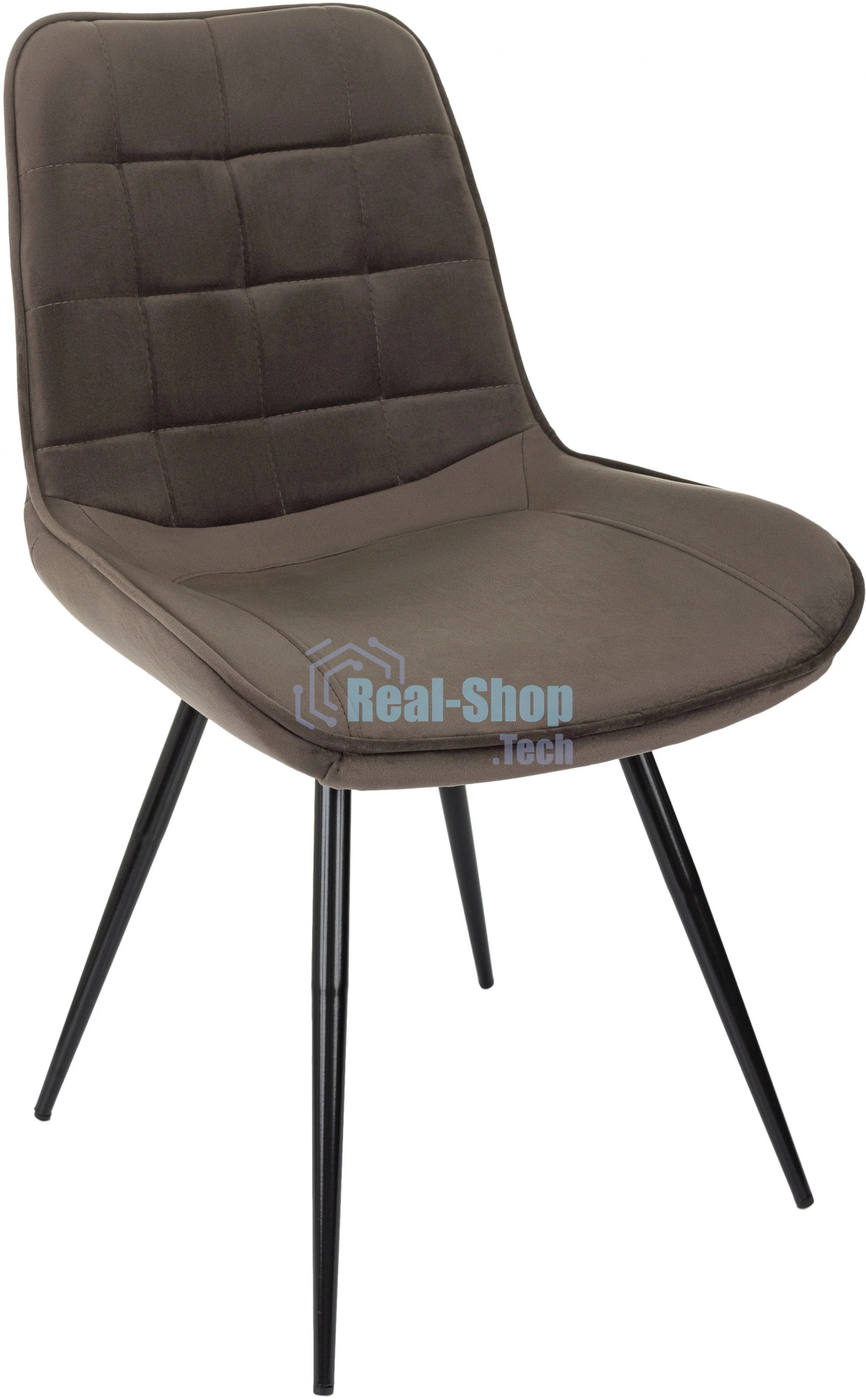 Стул для дома Бюрократ CH-K2_4 комплект 4 шт коричневый Holland 74 металл черный на ножках