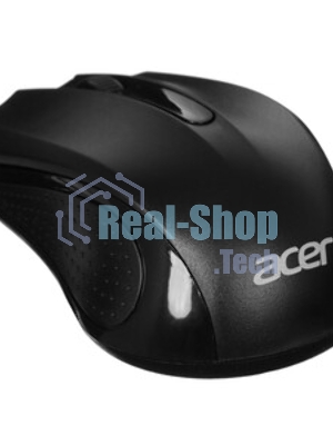 Мышь проводная Acer OMW010 черный, 1200 dpi, USB, кнопки - 3