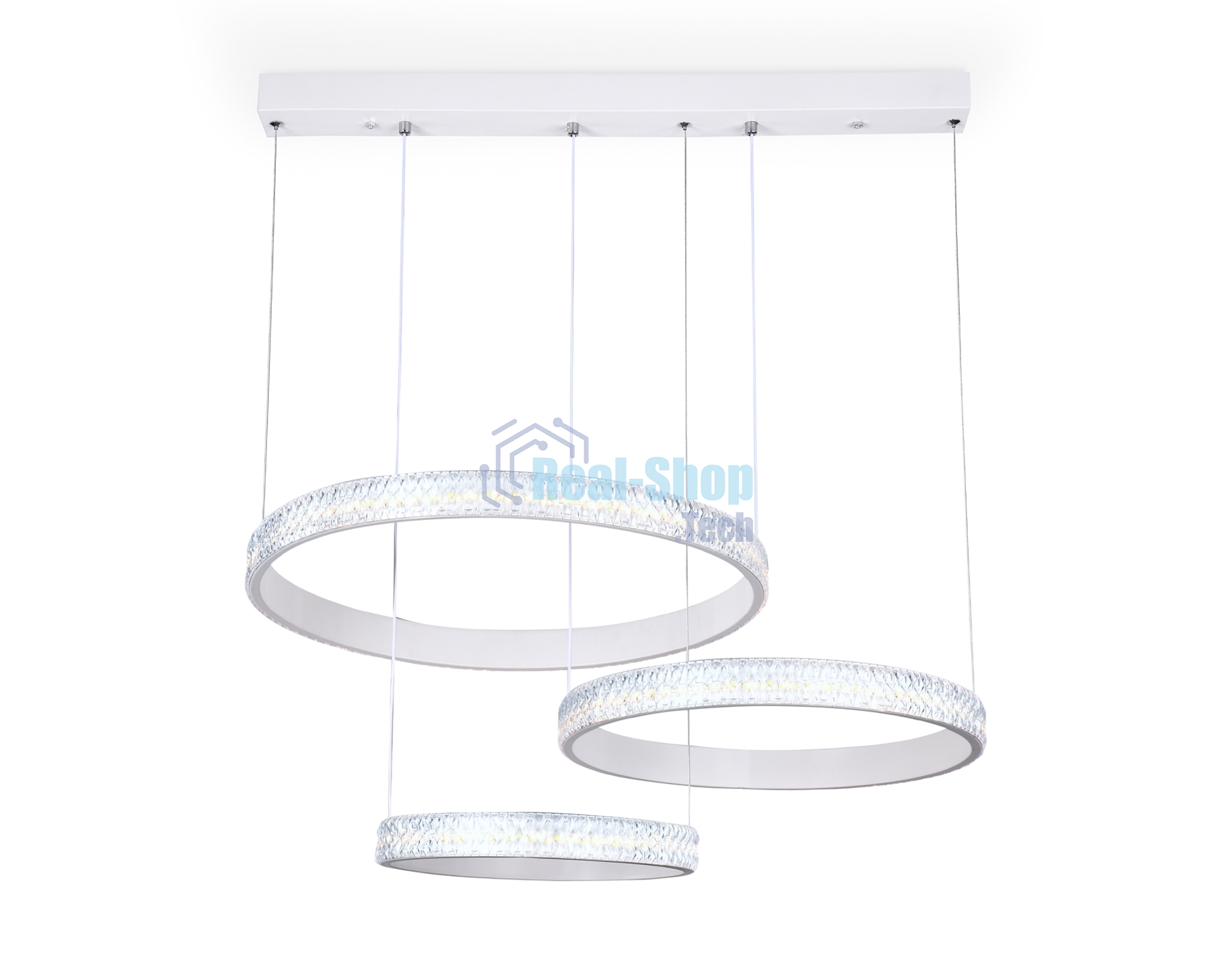 Светильник Ambrella light FA6161 WH белый 99W 720*500*900 (ПДУ РАДИО 2.4)