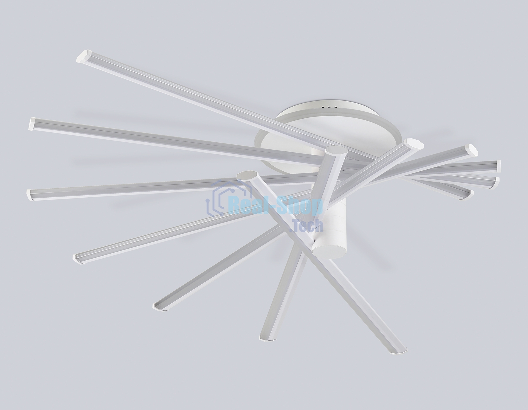 Потолочный светодиодный светильник Ambrella light FL6241 WH белый 135W 3000K-6400K 900*750*230 (ПДУ ИК)