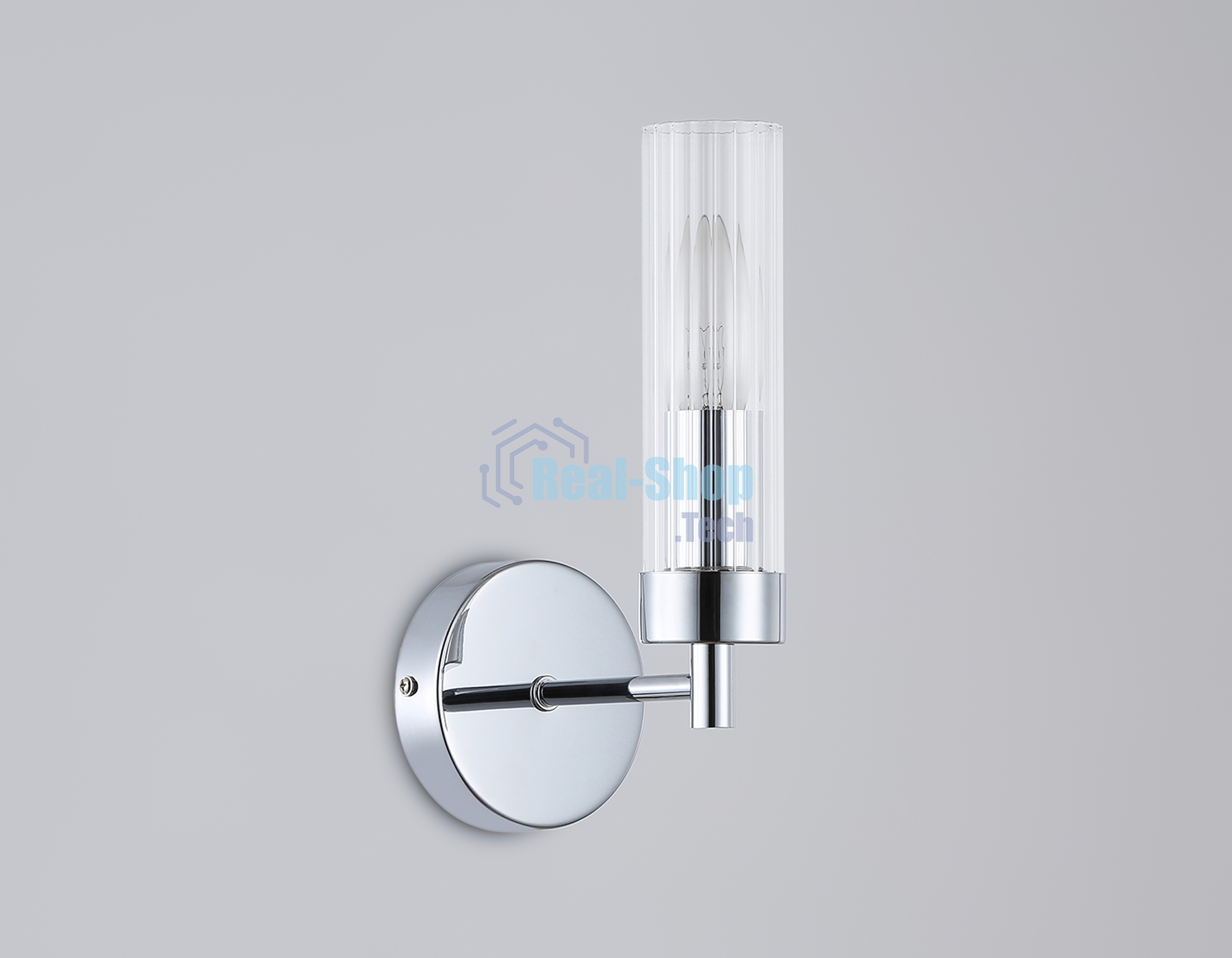 Настенный светильник Ambrella light LH55154 CH/CL хром/прозрачный E14 max 40W 155*100*245