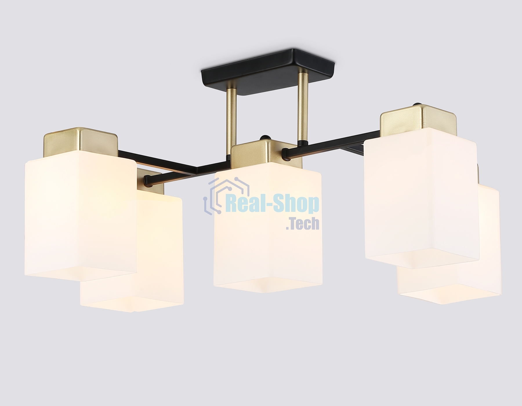 Светильник Ambrella light TR303048/5 BK/GD черный/золото E27/5 max 60W 540*480*270