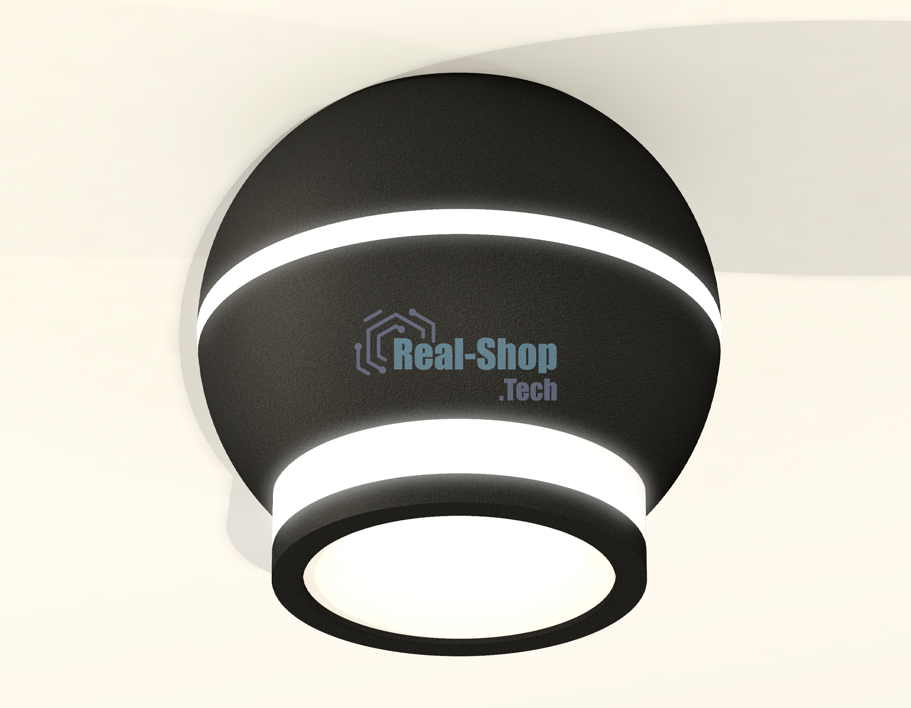 Светильник Ambrella Light XS1102040 SBK/FR черный песок/белый матовый MR16 GU5.3 LED 3W 4200K (C1102, N7121)