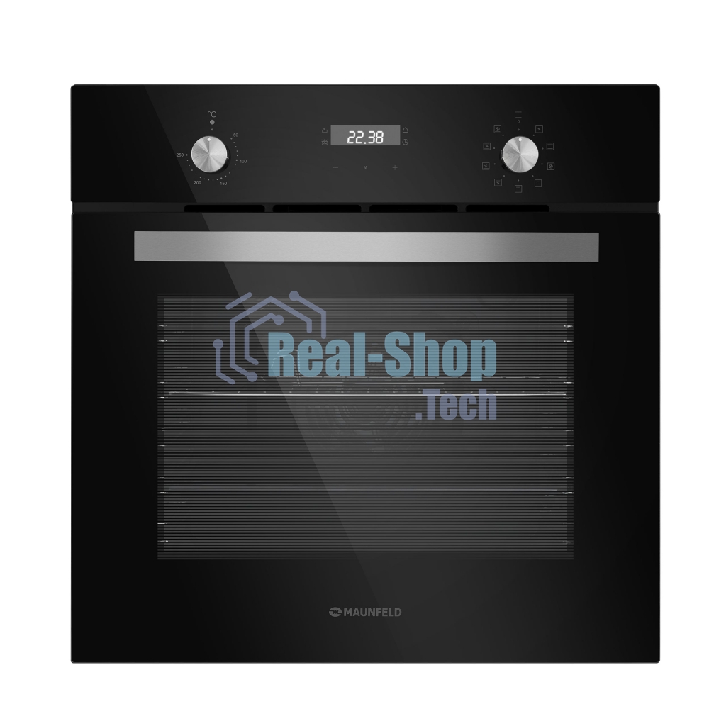 Духовой шкаф электрический Maunfeld EOEM.589B черный/серебристый, встраиваемый