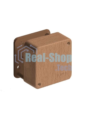 Коробка распр. ОП 79х79х32 бук (светл. основа) IP40 Рувинил 65004-38М