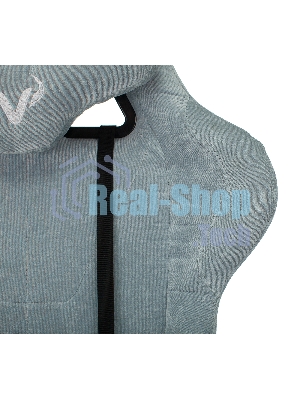 Кресло Бюрократ VIKING KNIGHT LT28 FABRIC серо-голубой, ткань, 120 кг, механизм качания