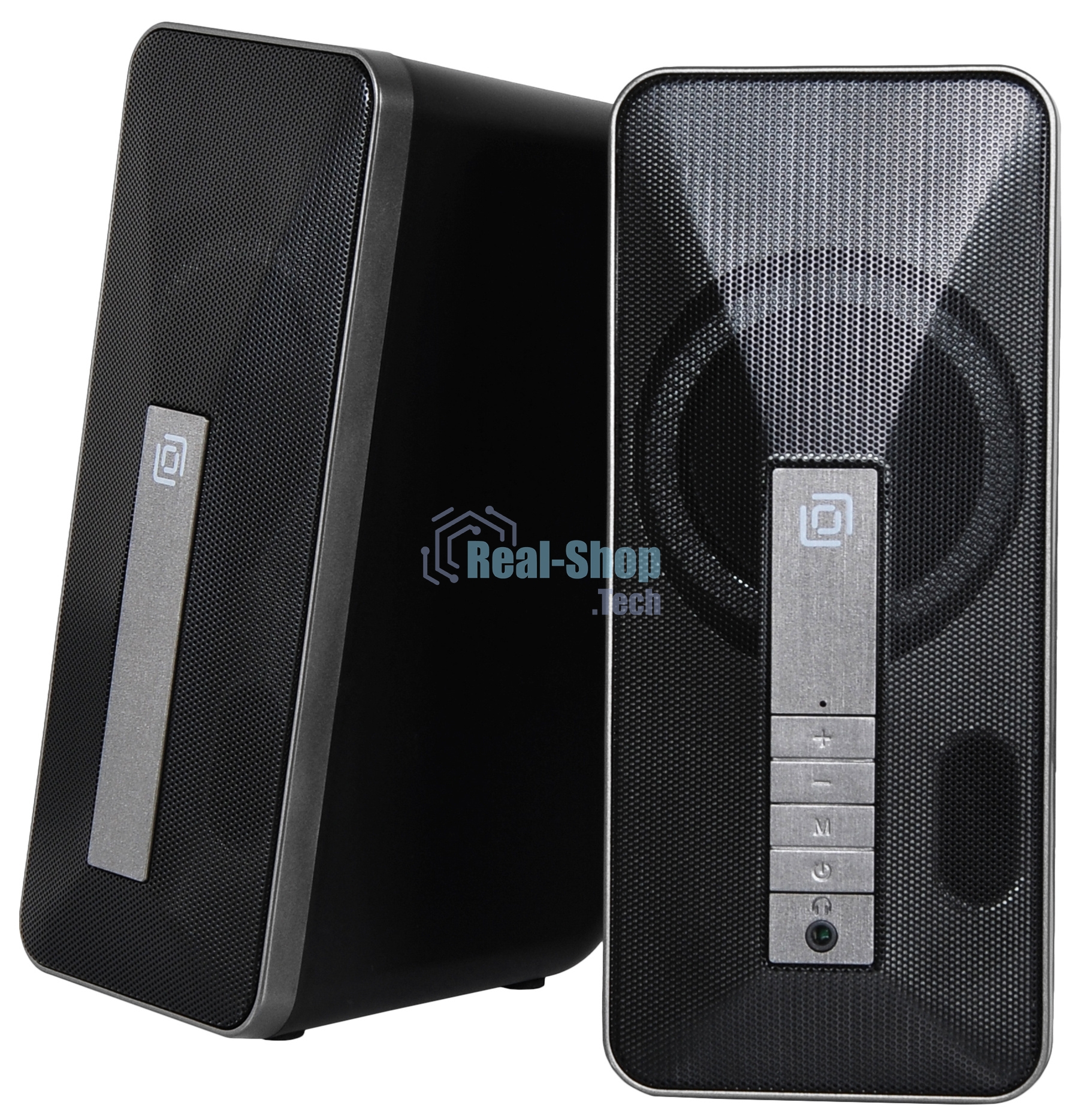 Портативная колонка Oklick OK-130 2.0 черный BT