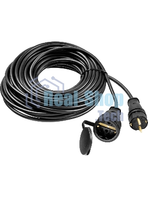 Удлинитель-шнур RC 315, 20 м, 3700 Вт, 1 гнездо, IP44, КГ 3х1,5 мм2, STAYER
