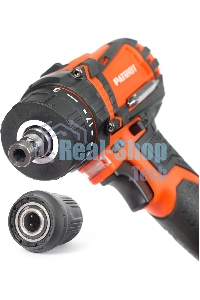 Дрель-шуруповерт аккумуляторная Patriot BR 203UES, Аккумуляторная, 20В, 2 АКБ, Кейс