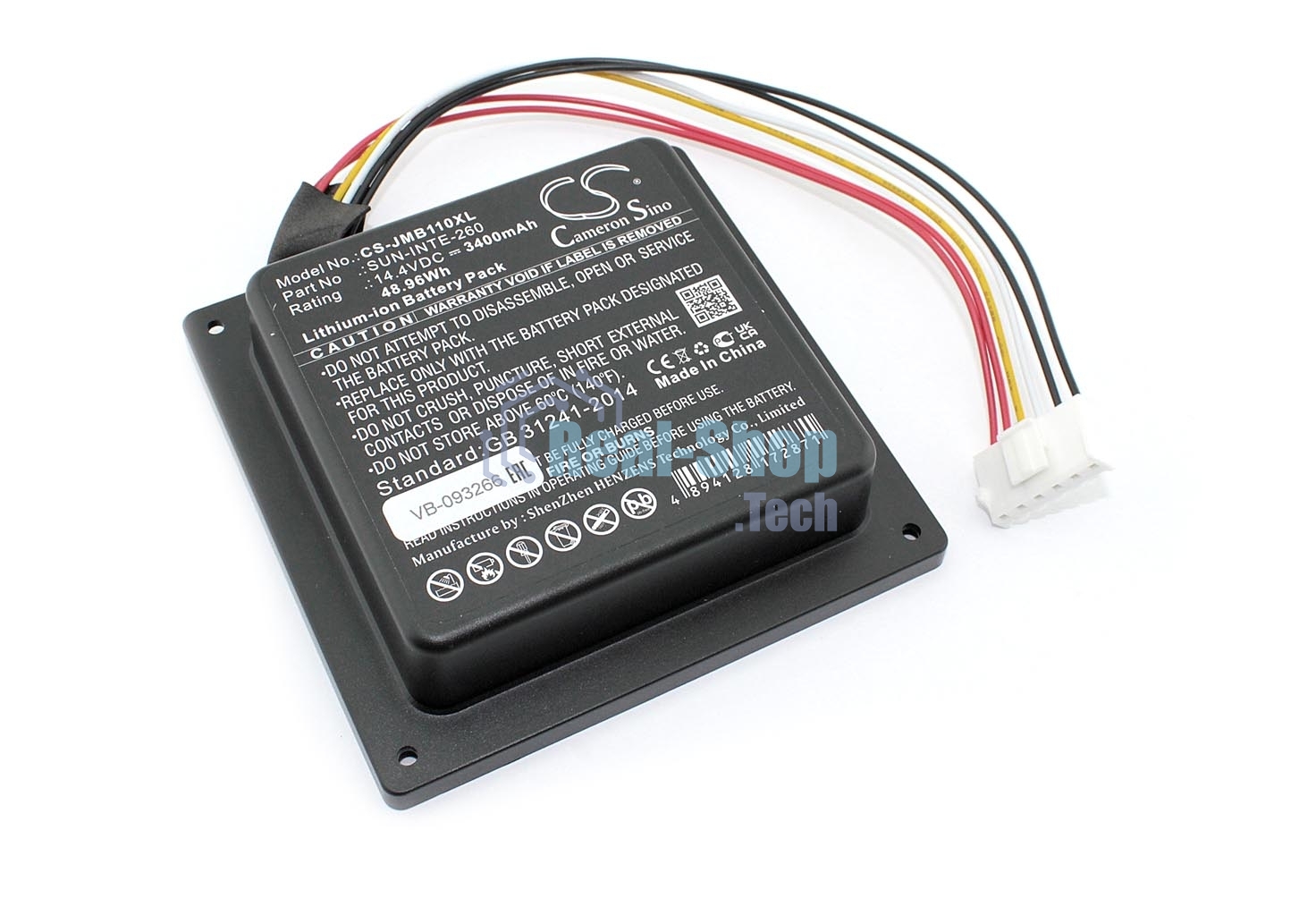 Аккумуляторная батарея CameronSino CS-JMB110XL для JBL PartyBox 100 14.4V 3400mAh / 48.96Wh