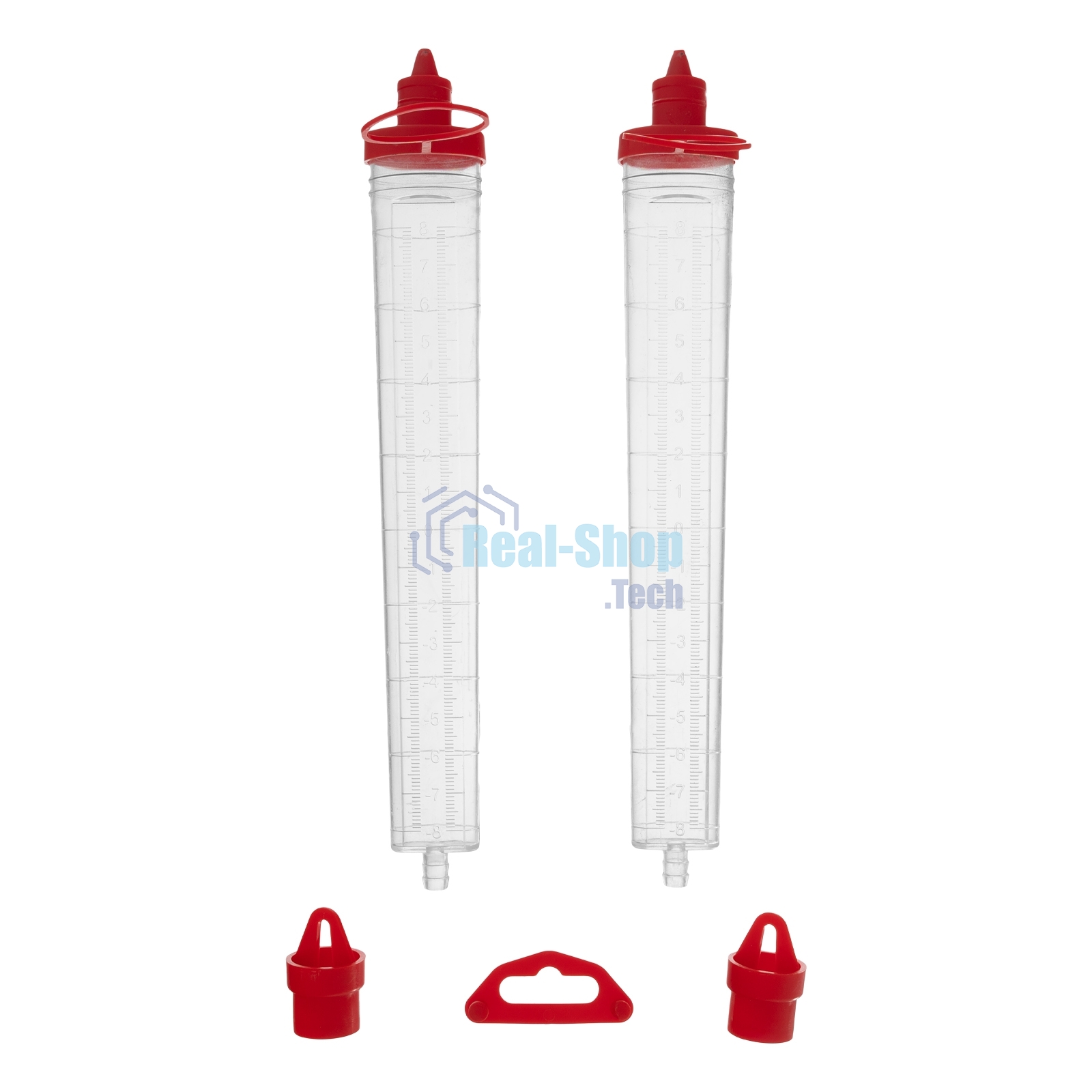 Гидроуровень Matrix удлиненная колба, рельефная градуировка, 25 м