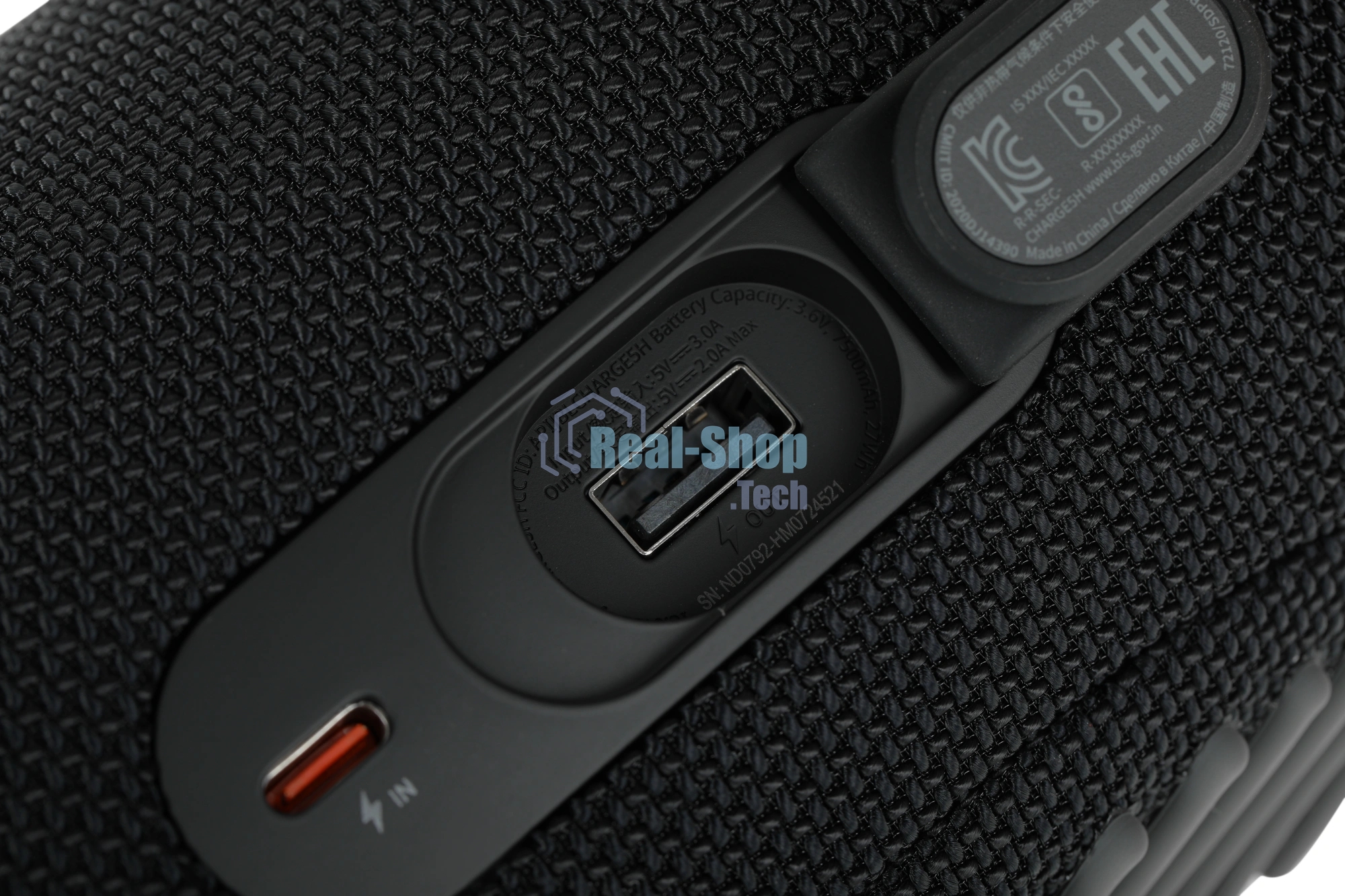 Портативная акустика JBL Charge 5, черный