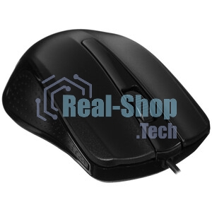 Мышь проводная Acer OMW010 черный, 1200 dpi, USB, кнопки - 3