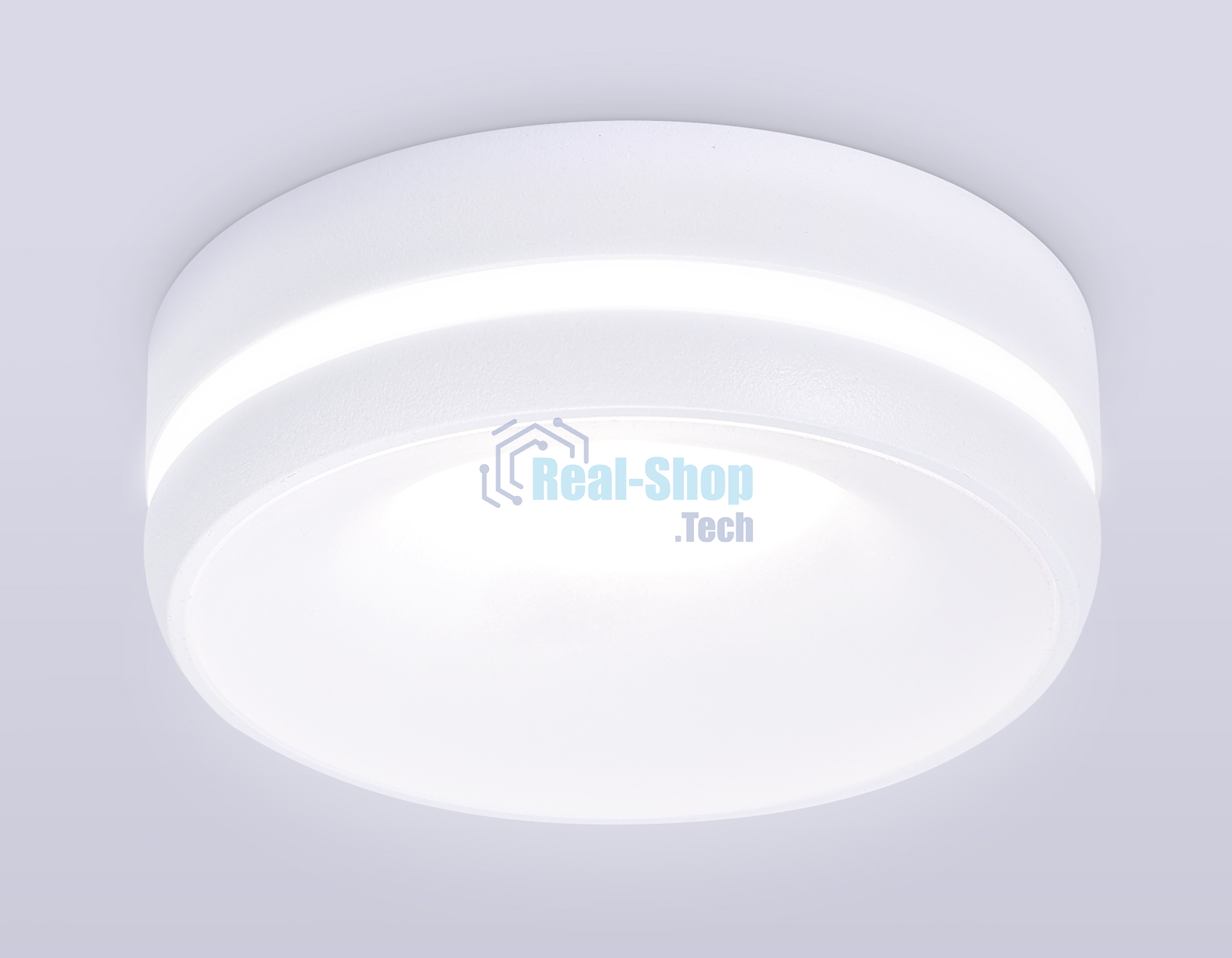 Светильник Ambrella light TN3333 SWH/FR белый песок/белый матовый GU5.3 D96*50