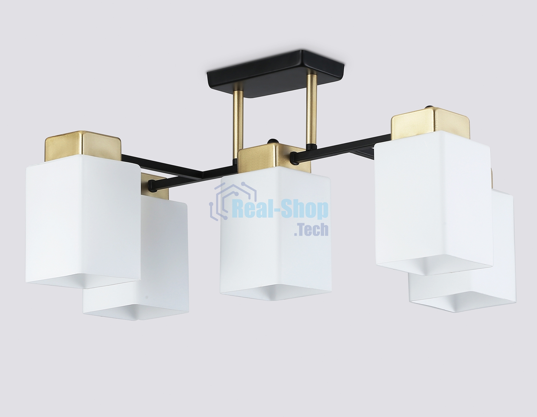 Светильник Ambrella light TR303048/5 BK/GD черный/золото E27/5 max 60W 540*480*270